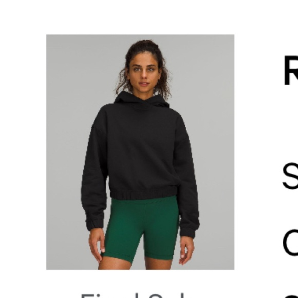 Lululemon cropped hoodie